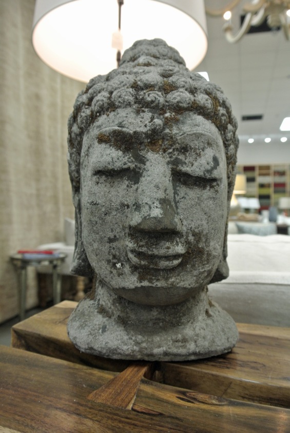 A Buddha sculpture for your yogi, $98.00